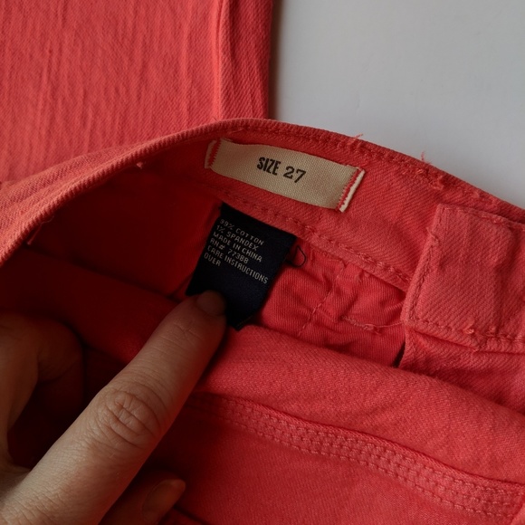 EUC Madewell Coral Skinny Jeans - Picture 3 of 5